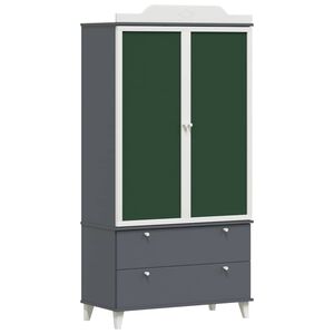 vidaXL Scatola creativa per bambini ROROS Grigio e Bianco