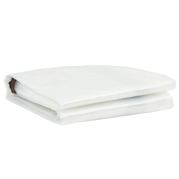 vidaXL Telone trasparente con occhielli 2x2 m in polietilene