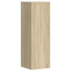 vidaXL Supporto per Piante Rovere Sonoma 33x33x100cm Legno Multistrato