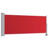 vidaXL Tenda Laterale Retrattile per Patio 100x300 cm Rossa