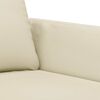 vidaXL Poltrona Crema 60 cm in Similpelle