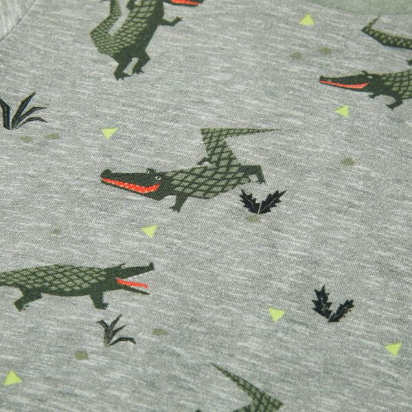 Maglietta da Bambino Cachi Chiaro M&eacute;lange 140