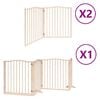 vidaXL Cancello per Cani Porta Pieghevole 8 Pannelli 640 cm in Pioppo