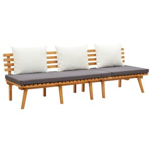 vidaXL Divano Letto da Giardino 200x65 cm in Legno Massello di Acacia