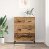 vidaXL Credenza con cassetto Legno vecchio 69,5 x 34 x 90 cm
