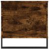 vidaXL Tavolino da Salotto Rovere Fumo 90x44,5x45 cm Legno Multistrato