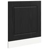 vidaXL Pannello lavastoviglie Kalmar Rovere Nero 60 x 1,5 x 57 cm