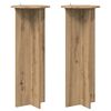 vidaXL Supporto per piante 2 pcs Rovere Artigianale &Oslash;40 x 100 cm