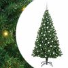vidaXL Albero di Natale artificiale con 300 LED Verde 180 cm