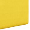 vidaXL Testata appesa Giallo Chiaro 170 x 55 x 5 cm Tessuto in Cords