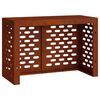 vidaXL Copertura per condizionatore d'aria Ruggine 90 x 40 x 60 cm