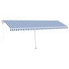 vidaXL Tenda da sole elettrica con LED e sensore 6 x 3 m