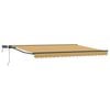 vidaXL Cornice per Tenda Manuale con LED 4,5 &times; 3 m