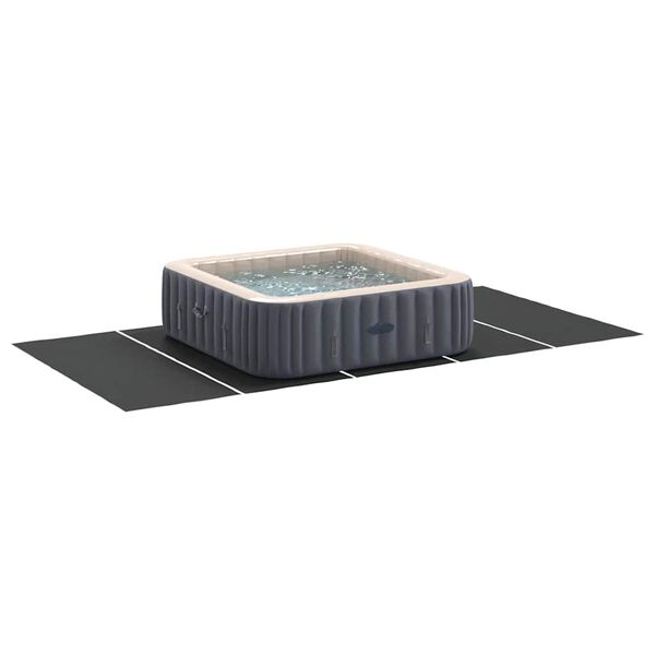 vidaXL Telo per Fondo Piscina Altro Nero 550 x 280 cm