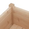 vidaXL Fioriere da Giardino 2 pz 70x70x70 cm Legno Massello di Pino