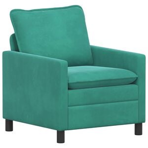 vidaXL Divano Turchese 76 x 81 x 87,5 cm Velluto