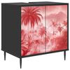 vidaXL Mobile da Bagno AACHEN Rovere Nero 60 x 40 x 61 cm