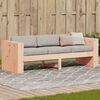 vidaXL Divano da Giardino 3 Posti 189x60x62 cm Legno Massello Douglas
