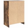 vidaXL Scarpiera Rovere Fumo 57x34x76 cm in Legno Multistrato