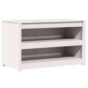 vidaXL Mobile da cucina MEPPEL Bianco 106 x 55 x 64 cm Pino massello