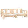 vidaXL Dormeuse Estraibile in Legno Massello di Pino 2x(90x200) cm