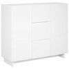 vidaXL Credenza Bianco 85,5 x 31 x 75 cm Legno ingegnerizzato