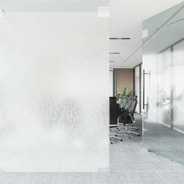 vidaXL Pellicola per Finestra Smerigliata Motivo Stella 45x500 cm PVC