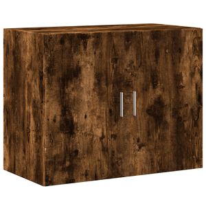 vidaXL Mobile a Parete Rovere Fumo 80x42,5x64 cm in Legno Multistrato