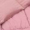 vidaXL Duvet Estivo Trapuntato Rosa 135 x 220 cm Microfibra