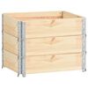 vidaXL Fioriere Rialzate 3 pz 60x80 cm in Legno Massello di Pino