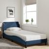 vidaXL Letto con Materasso Dover Blu 90x200 cm in Tessuto