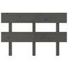 vidaXL Testiera per Letto Grigia 144x3x81 cm in Legno Massello di Pino