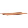 vidaXL Piano Tavolo 100x60x1,5cm Rettangolare Legno Massello Faggio