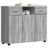 vidaXL Armadio in Legno con cassetto Grigio Sonoma 88,5 x 30,5 x 73 cm