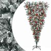 vidaXL Albero di Natale artificiale rovesciato con rami snodati 150 cm