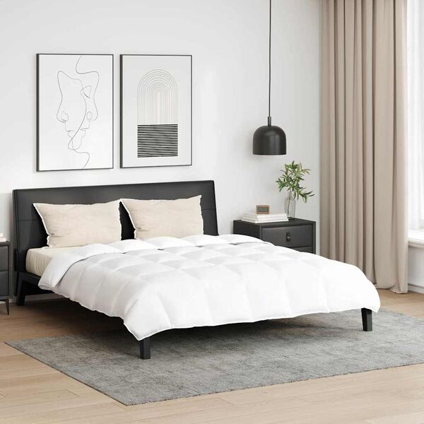 vidaXL Set di Piumoni con cuscino 3 pcs Bianco Piuma d'anatra