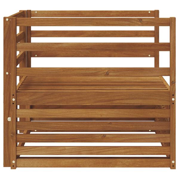 vidaXL 2 Pezzo Divano con Braccioli Naturale