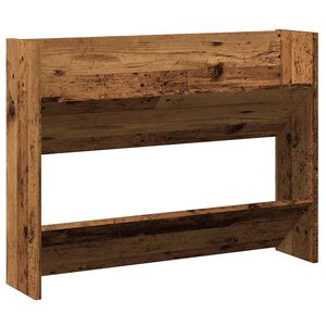 vidaXL Scarpiera a Muro Legno Antico 80x18x60 cm in Truciolato