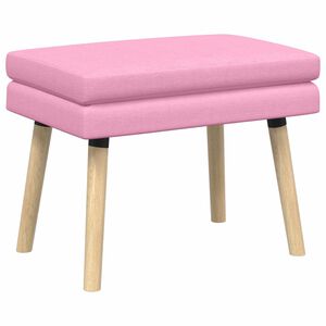 vidaXL Panchina a doppio strato Rosa 60 x 40 x 46 cm Tessuto