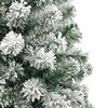 vidaXL Albero Natale Artificiale Incernierato con Neve Fioccata 210 cm