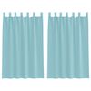 vidaXL Tende in Voile con Passanti 2 pz Turchese 140x175 cm