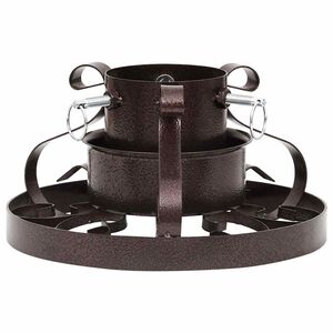 vidaXL Base per Albero di Natale Rame Anticato 29x29x15,5 cm