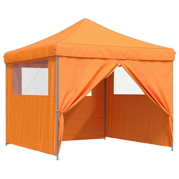 vidaXL Tenda Party Arancione 292 x 292 x 315 cm Tessuto Oxford