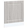 vidaXL Pannello Lavastoviglie Porto Grigio Sonoma 60x1,5x57 cm