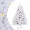 vidaXL Albero di Natale artificiale Bianco 80 x 80 x 150 cm