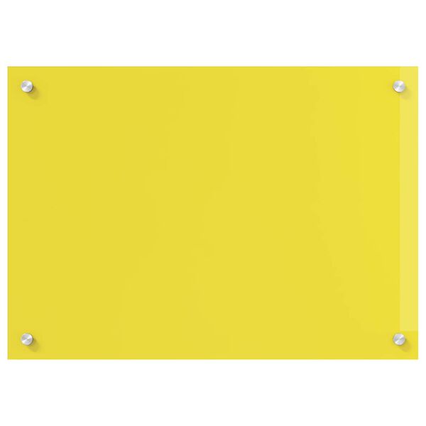vidaXL Rivestimento da Cucina Giallo 70 x 60 cm vetro temperato