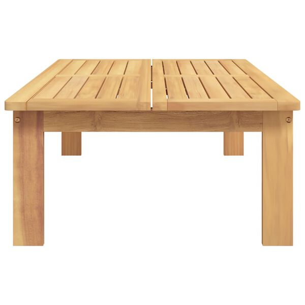 vidaXL Tavolo da Giardino 100x60x30 cm in Legno Massello di Acacia