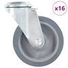 vidaXL Ruote Girevoli con Foro per Bullone 16 pz 100 mm