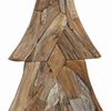 vidaXL Albero di Natale Marrone 180 cm Legno massello di teak