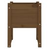 vidaXL Fioriere 2 pz Ambra 40x40x52,5 cm in Legno Massello di Pino
